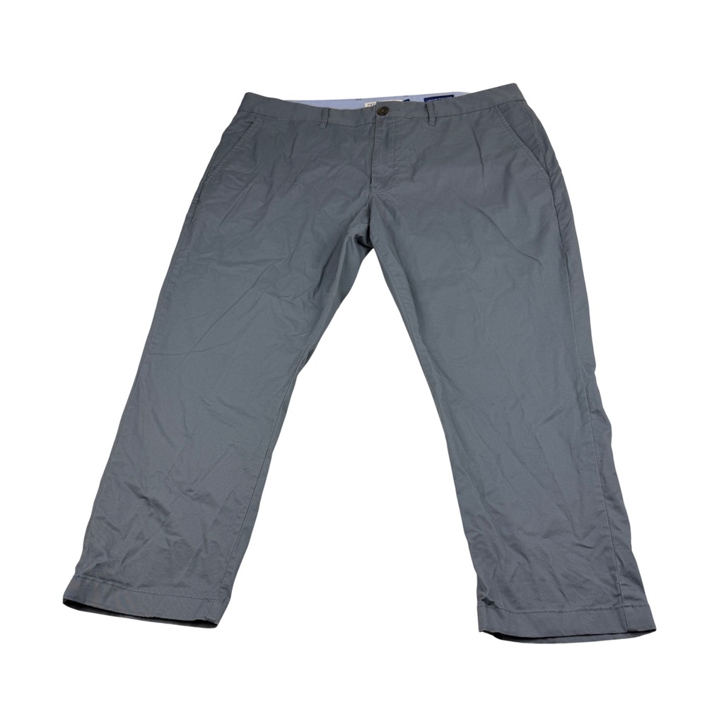 Peter Manning New‎ York Mens Lightweight Stretch Chino Pants Gray 38x25 Standard